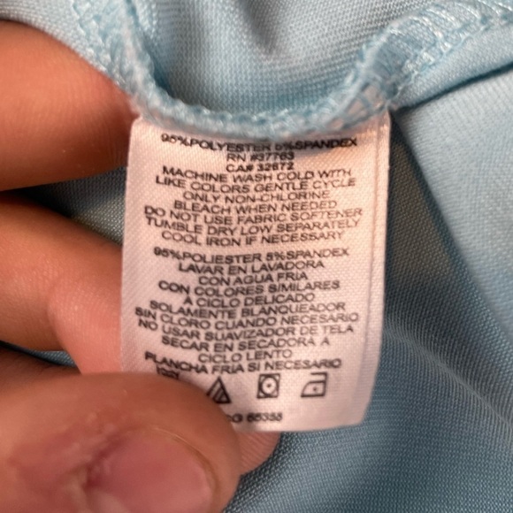 Callaway Sleeveless Collared‎ Golf Blouse in Blue White Stripe Size XL - Picture 4 of 6